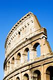 Colosseum Rome blue sky