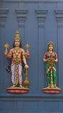 Statues of Hindu gods Vishnu and Lakshmi