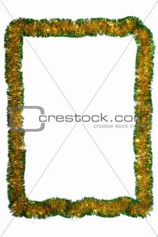Christmas garland  vertical frame