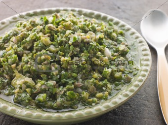 Dish of Salsa Verde
