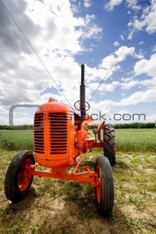 Old Retro Tractor