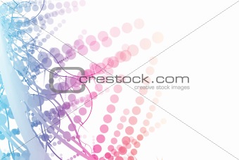 Blue Purple Music Inspired DJ Abstract Background