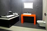 Black bathroom 2