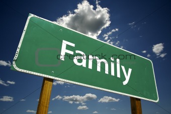 Family Road Sign