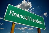 Financial Freedom Road Sign