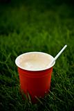 Root Beer Float in the Grass