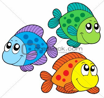 Cute color fishes