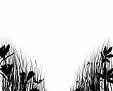 grass silhouettes