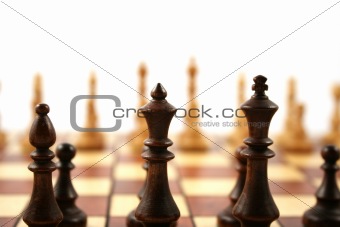 chess on chessboard