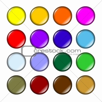 Fun colored buttons
