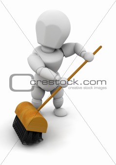 Sweeping up