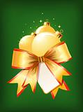 Christmas decoration / bow and balls / vector/