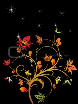 vector decorative floral series_13