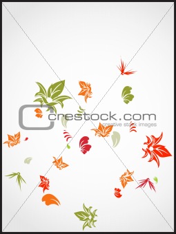 vector decorative floral series_15