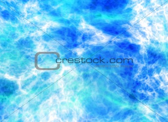 Blue Fire Abstract Background