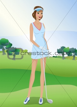 Golf girl