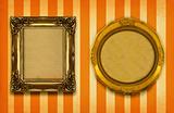 two gilded frames