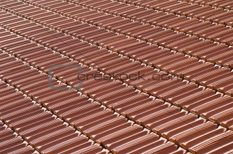 Tiled roof detail