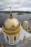 Gold domes of orthodox church (2)