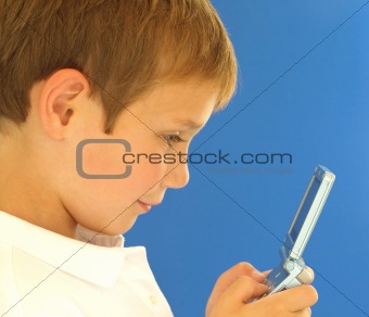 boy with video game