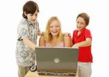 Kids Having Fun Online