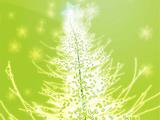Sparkly christmas tree illustration