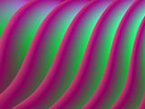 Purple And Green Waves