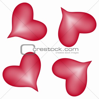 Lots Of Hearts Seamless Tile Pattern Background 19