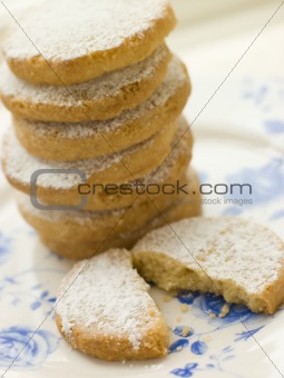 Stack of Polvorones Biscuits
