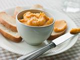 Bowl of Rouille with Croutes