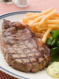 Steak Frite with Watercress and Barnaise Sauce