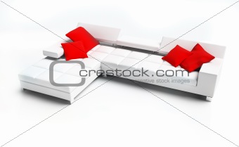 Furniture on a white background 