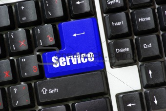 button of service