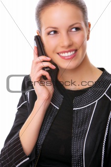 Business Woman on the phone