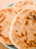 Plate of Plain Naan Breads