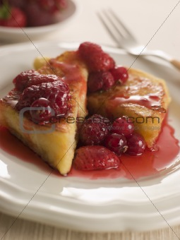 Pain Perdu with Berry Syrup
