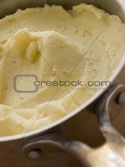 Pan of Mashed Potato