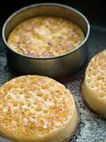 Cooking Crumpets in a Frying Pan