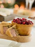 Pork Turkey and Stuffing Pie Cranberry and Game Pie