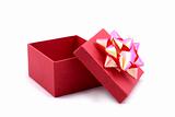 Red Gift Box with Big Ribbon