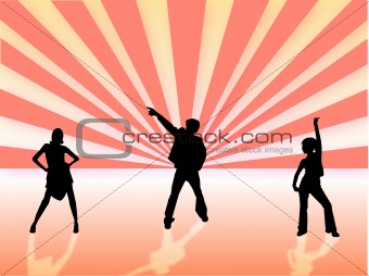 dancing show illustration