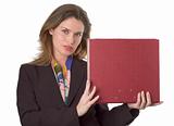Business woman with documents