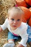  Baby with Pumpkins