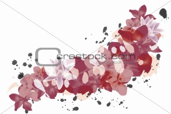 petal background red