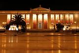 University Of Athens At Night