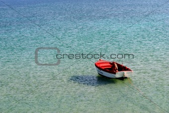 Floating on the Aegean sea