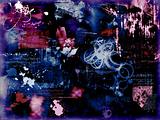 Abstract photomontage background