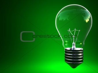 green light eco bulb