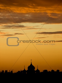 Sunset over Moscow