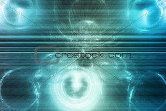 Blue Trendy Creative Abstract Wallpaper Background